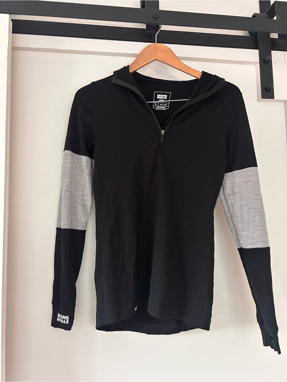 Women’s Mons Royale merino wool half zip